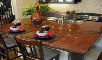 Đá granite đỏ – điểm nhấn ấn tượng cho căn nhà của bạn