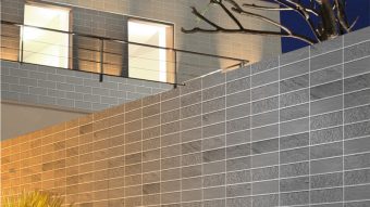 Cách sử dụng gạch thẻ ốp tường trang trí không gian ngoại thất