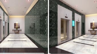 Đá marble ốp hành lang tự nhiên cao cấp