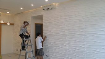 Tấm ốp tường PVC: lựa chọn siêu tiết kiệm trong trang trí nội thất