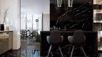 Vì sao nên lựa chọn đá marble đen tia chớp cho công trình của bạn?