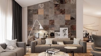 TOP 3 mẫu gạch ốp tường phòng khách Đẹp – Sang chảnh nhất 2021