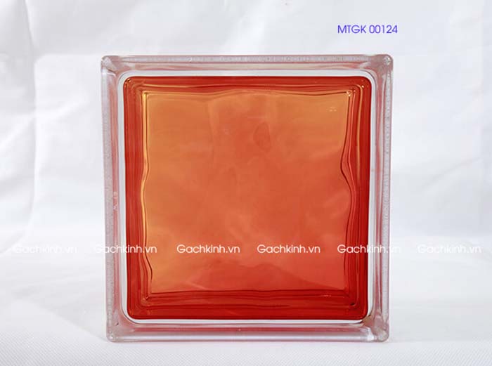 Gạch kiếng Indonesia màu đỏ cam MTGK 00124 