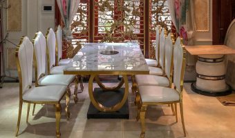 Giới thiệu bộ bàn ăn 8 ghế dành cho phòng bếp có diện tích rộng
