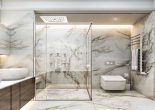 Những mẫu đá ốp tường nhà tắm đẹp sang như khách sạn 5 *