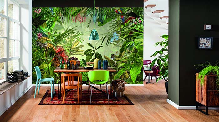 Thiết kế phòng khách theo xu hướng tropical